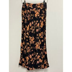 Kachel x Anthropologie Floral Wide Leg Cropped Pants Sz 2